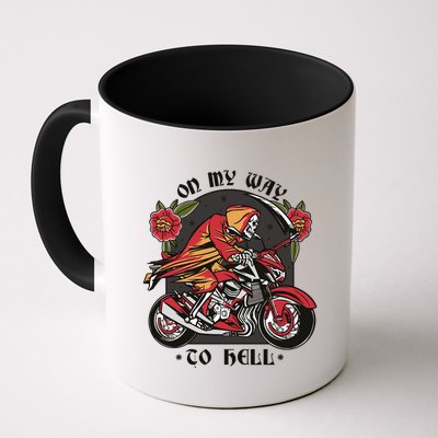 On My Way To Hell Motorcycle Mug