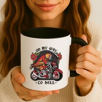 On My Way To Hell Motorcycle Mug