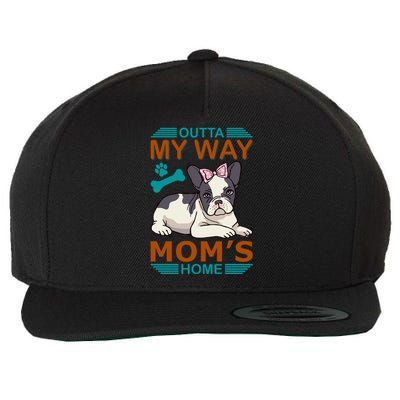 Outta My Way Mom's Home Wool Snapback Cap