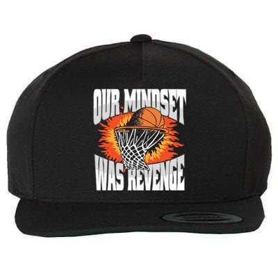 Our Mindset Was Revenge Wool Snapback Cap