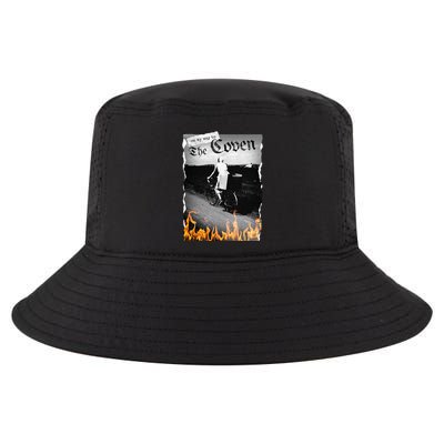 On My Way To The Coven Collage Flames Cool Comfort Performance Bucket Hat