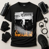 On My Way To The Coven Collage Flames Performance Shirt
