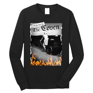 On My Way To The Coven Collage Flames Long Sleeve Shirt