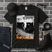 On My Way To The Coven Collage Flames Tall T-Shirt