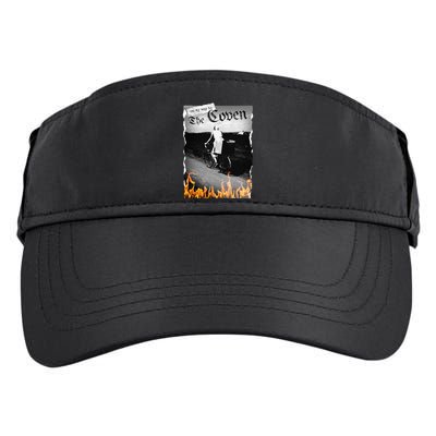 On My Way To The Coven Collage Flames Adult Drive Performance Visor