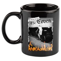 On My Way To The Coven Collage Flames 11oz C Handle Ceramic Mug