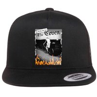 On My Way To The Coven Collage Flames Flatbill Hat