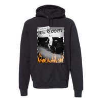 On My Way To The Coven Collage Flames Premium Hoodie