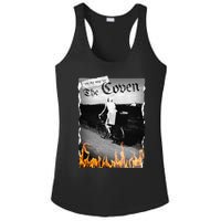 On My Way To The Coven Collage Flames Ladies PosiCharge Competitor Racerback Tank