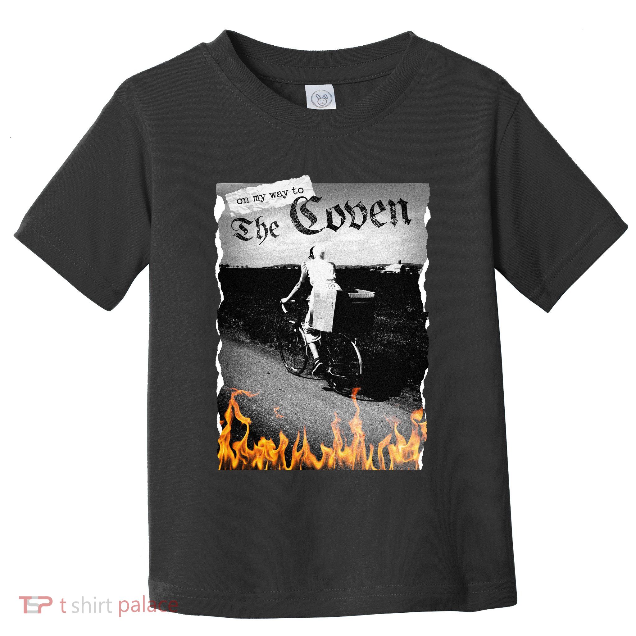 On My Way To The Coven Collage Flames Toddler T-Shirt