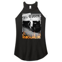 On My Way To The Coven Collage Flames Women's Perfect Tri Rocker Tank