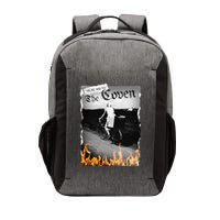 On My Way To The Coven Collage Flames Vector Backpack