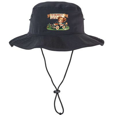 On My Way To Fuck Shit Up Funny Sarcastic Quote Gift Bucket Hat