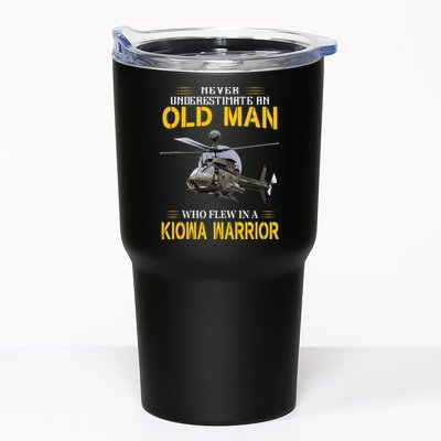 Old Man Who Flew In OH 58 Kiowa Helicopter Kiowa Warrior Tumbler