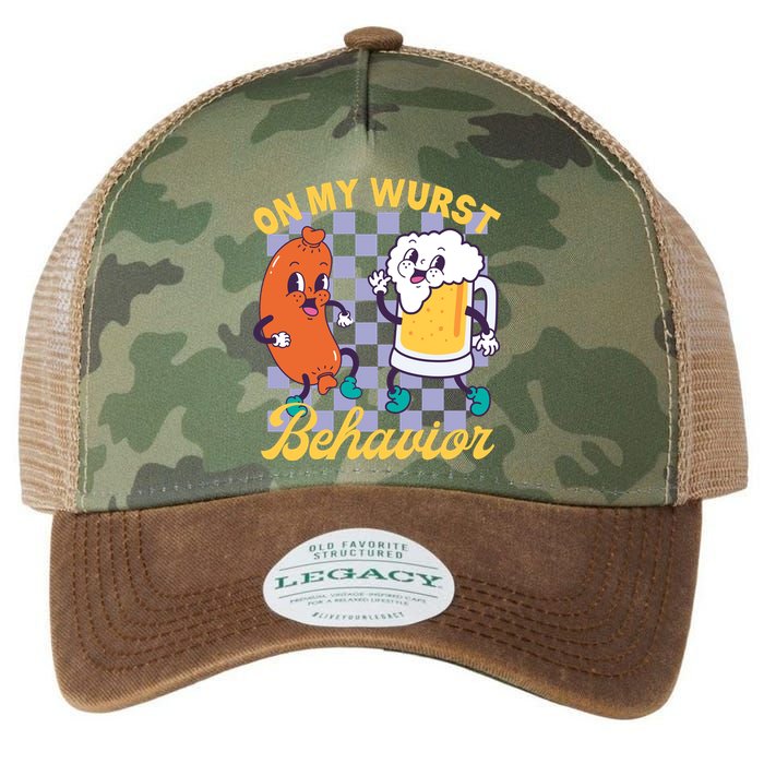 On My Wurst Behavior Oktoberfest Legacy Tie Dye Trucker Hat