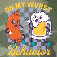 On My Wurst Behavior Oktoberfest Legacy Tie Dye Trucker Hat