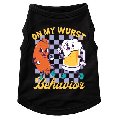 On My Wurst Behavior Oktoberfest Doggie Tank