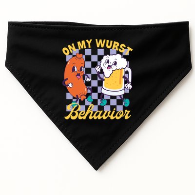 On My Wurst Behavior Oktoberfest USA-Made Doggie Bandana