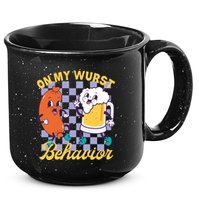 On My Wurst Behavior Oktoberfest 15oz Campfire Ceramic Mug