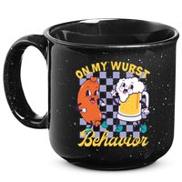 On My Wurst Behavior Oktoberfest 15oz Campfire Ceramic Mug