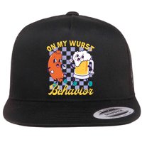 On My Wurst Behavior Oktoberfest Flatbill Hat