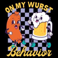 On My Wurst Behavior Oktoberfest 16 in Basic Backpack