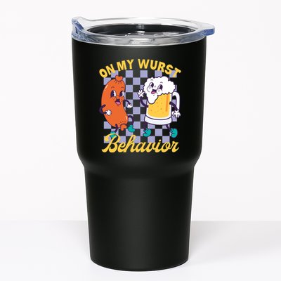 On My Wurst Behavior Oktoberfest Tumbler