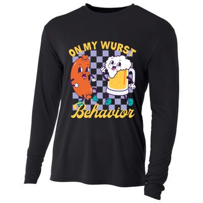On My Wurst Behavior Oktoberfest Cooling Performance Long Sleeve Crew