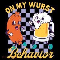 On My Wurst Behavior Oktoberfest Sustainable Knit Beanie
