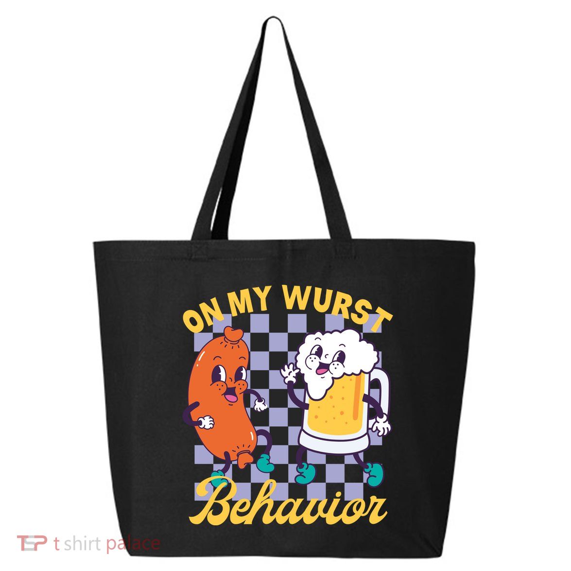 On My Wurst Behavior Oktoberfest 25L Jumbo Tote