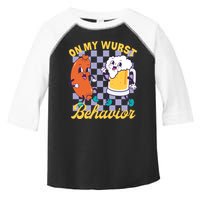 On My Wurst Behavior Oktoberfest Toddler Fine Jersey T-Shirt