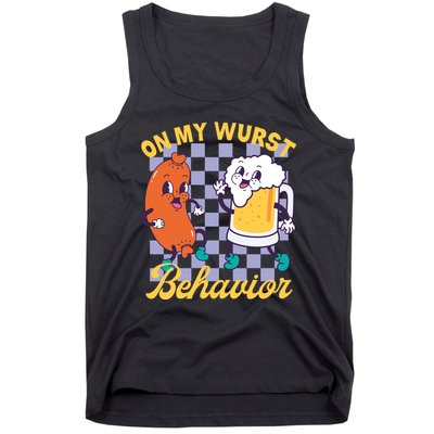 On My Wurst Behavior Oktoberfest Tank Top