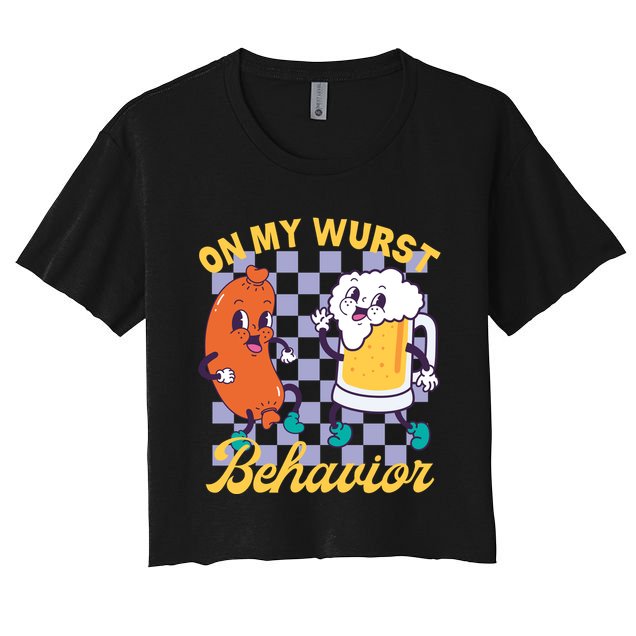 On My Wurst Behavior Oktoberfest Crop Top