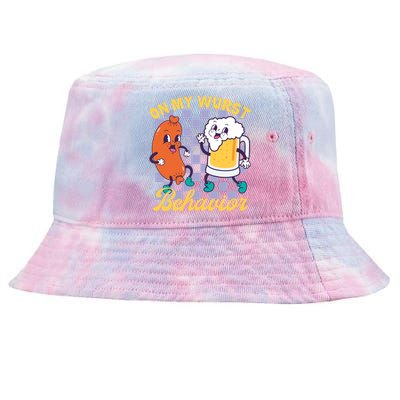 On My Wurst Behavior Oktoberfest Tie-Dyed Bucket Hat