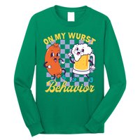 On My Wurst Behavior Oktoberfest Long Sleeve Shirt
