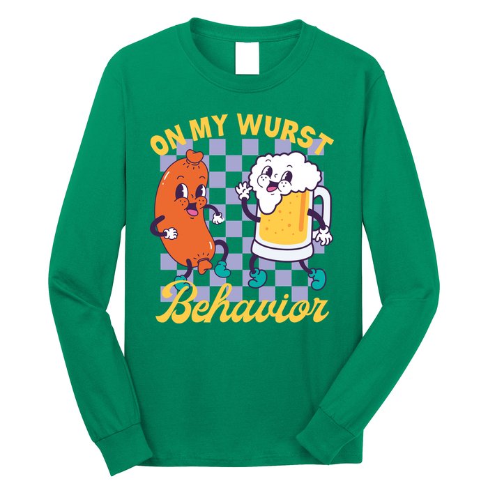 On My Wurst Behavior Oktoberfest Long Sleeve Shirt