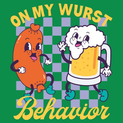 On My Wurst Behavior Oktoberfest T-Shirt