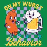 On My Wurst Behavior Oktoberfest Baby Bodysuit