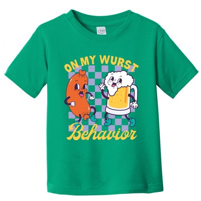 On My Wurst Behavior Oktoberfest Toddler T-Shirt