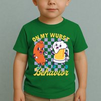 On My Wurst Behavior Oktoberfest Toddler T-Shirt