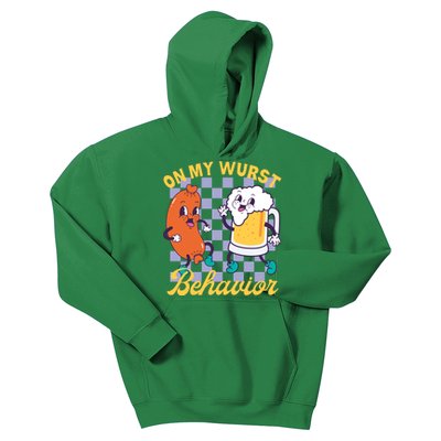 On My Wurst Behavior Oktoberfest Kids Hoodie