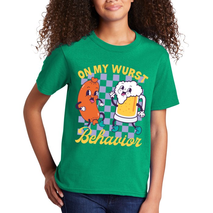 On My Wurst Behavior Oktoberfest Kids T-Shirt