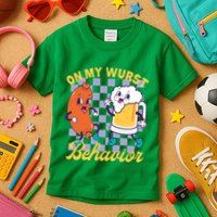 On My Wurst Behavior Oktoberfest Kids T-Shirt