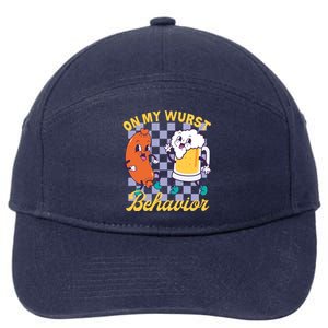 On My Wurst Behavior Oktoberfest 7-Panel Snapback Hat