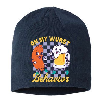 On My Wurst Behavior Oktoberfest Sustainable Beanie