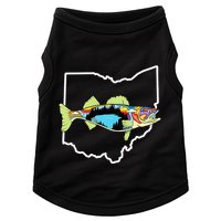 Ohio Map Walleye Fishing Freshwater Fisherman Walleye Fish Doggie Tank