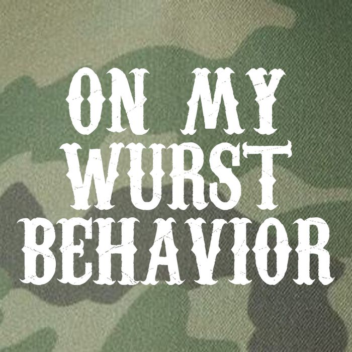 On My Wurst Behavior Oktoberfest Festive Legacy Tie Dye Trucker Hat