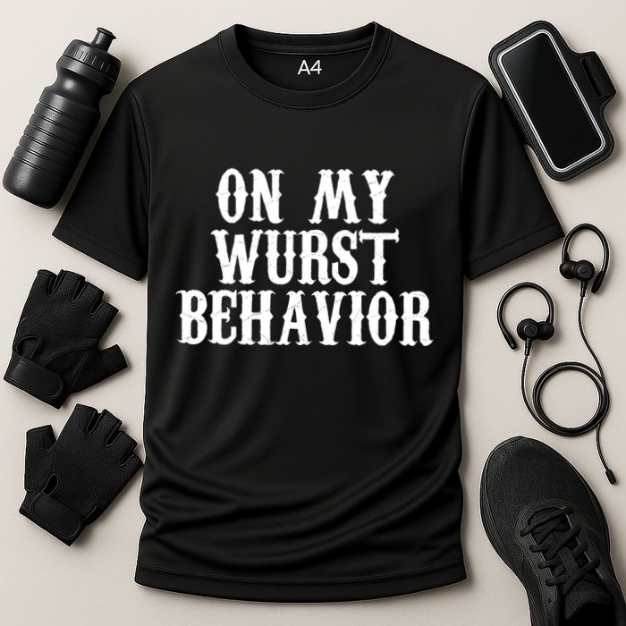 On My Wurst Behavior Oktoberfest Festive Performance Shirt