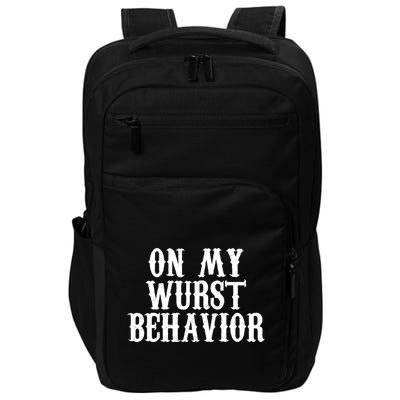 On My Wurst Behavior Oktoberfest Festive Impact Tech Backpack