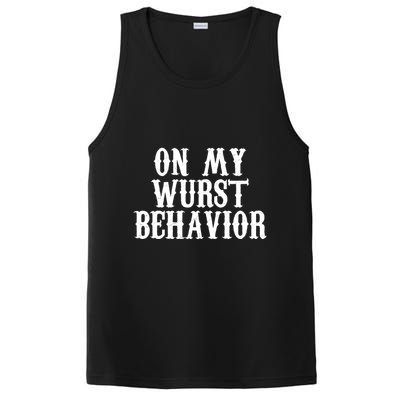 On My Wurst Behavior Oktoberfest Festive PosiCharge Competitor Tank